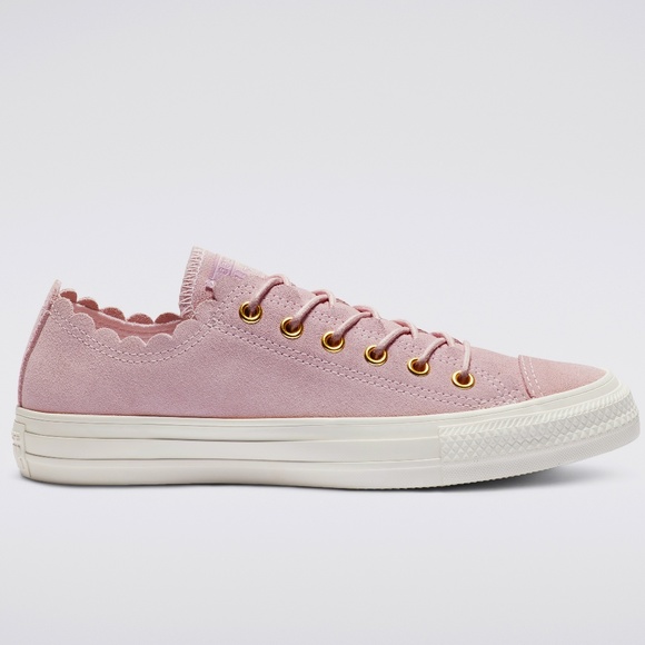 converse scallop white